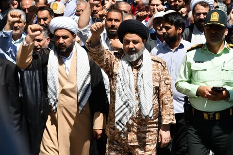 تصاویر/ راهپیمایی ضدصهیونیستی مردم ماکو