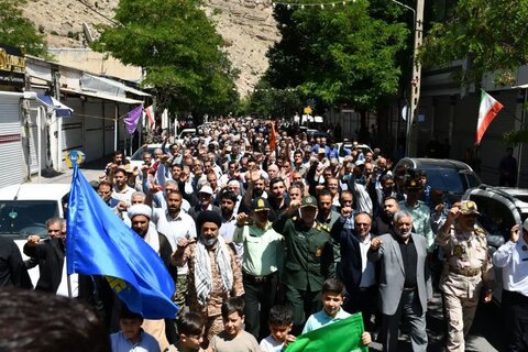 تصاویر/ راهپیمایی ضدصهیونیستی مردم ماکو