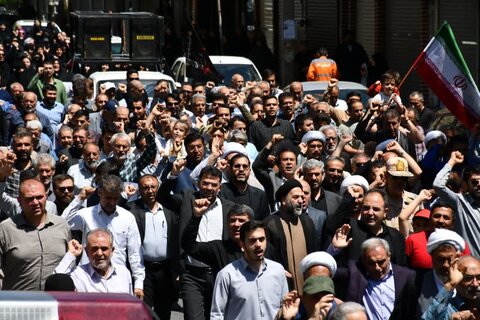 تصاویر/ راهپیمایی ضدصهیونیستی مردم ماکو