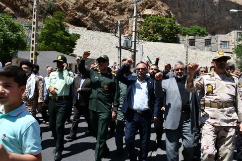 تصاویر/ راهپیمایی ضدصهیونیستی مردم ماکو