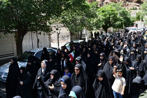 تصاویر/ راهپیمایی ضدصهیونیستی مردم ماکو