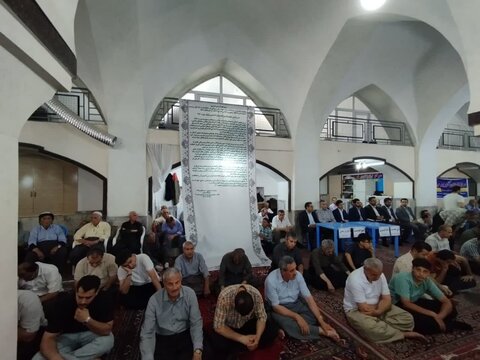 تصاویر/ اقامه نماز جمعه نصر در بوکان