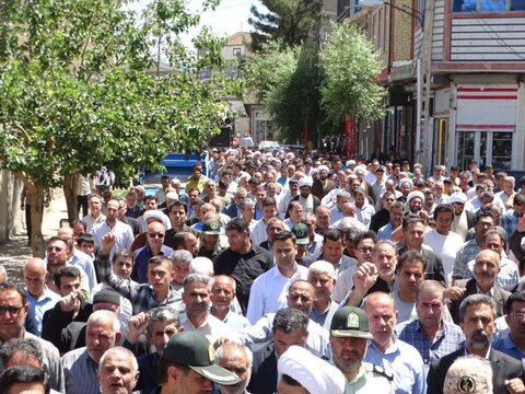 تصاویر/ حضور پرشور و دشمن شکن مردم انقلابی چهاربرج در راهپیمایی جمعه خشم و نصر