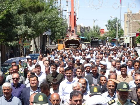 تصاویر/ حضور پرشور و دشمن شکن مردم انقلابی چهاربرج در راهپیمایی جمعه خشم و نصر