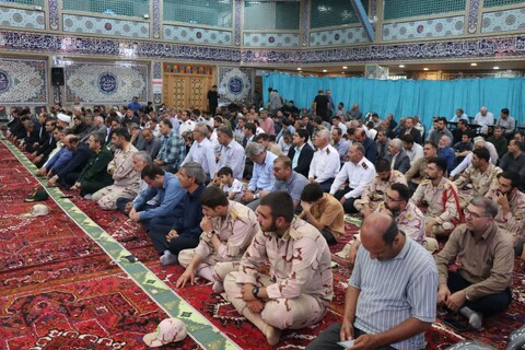 تصاویر | برگزاری آئین عبادی سیاسی نماز جمعه جلفا