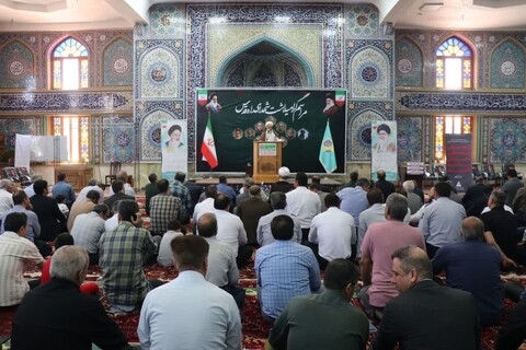 تصاویر | برگزاری آئین عبادی سیاسی نماز جمعه جلفا