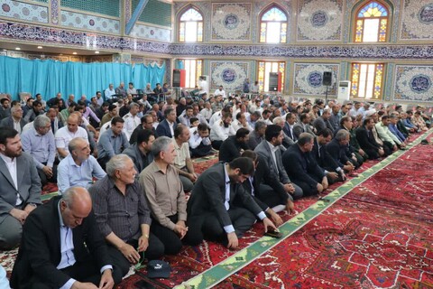 تصاویر | برگزاری آئین عبادی سیاسی نماز جمعه جلفا