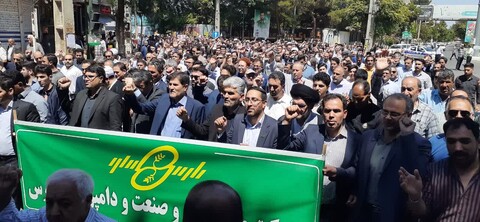 تصاویر/ راهپیمایی جمعه خشم و نصر در پارس آباد