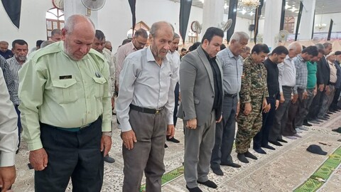 نماز جمعه بندرریگ به روایت تصویر