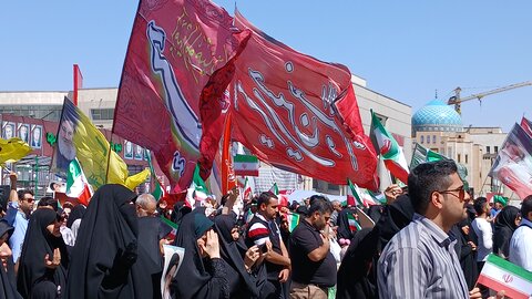 تصاویر/ تظاهرات جمعه های خشم و نصر در مشهد مقدس