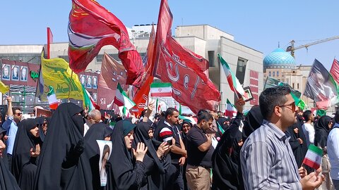 تصاویر/ تظاهرات جمعه های خشم و نصر در مشهد مقدس