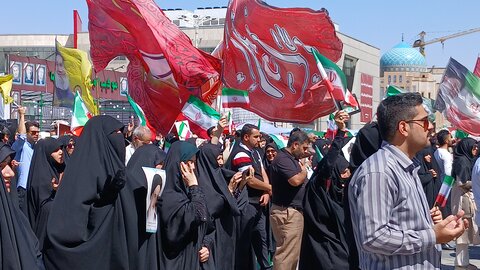 تصاویر/ تظاهرات جمعه های خشم و نصر در مشهد مقدس