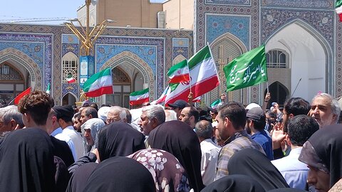 تصاویر/ تظاهرات جمعه های خشم و نصر در مشهد مقدس