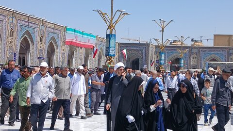 تصاویر/ تظاهرات جمعه های خشم و نصر در مشهد مقدس