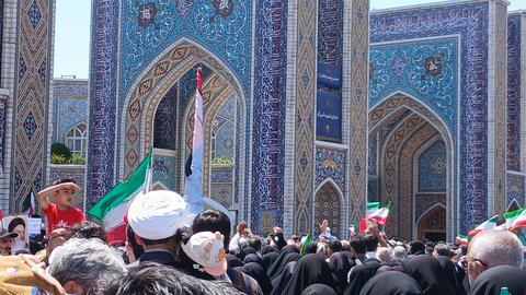 تصاویر/ تظاهرات جمعه های خشم و نصر در مشهد مقدس