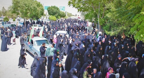 راهپیمایی  محکومیت جنایات رژیم صهیونسیتی در اشتهارد