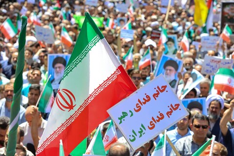 تصاویر/ راهپیمایی جمعه های نصر و خشم در تبریز