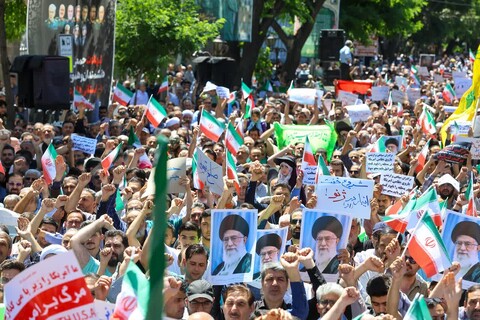 تصاویر/ راهپیمایی جمعه های نصر و خشم در تبریز