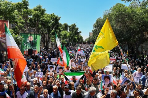 تصاویر/ راهپیمایی جمعه های نصر و خشم در تبریز