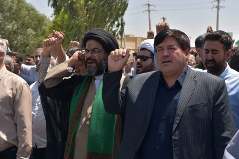 تصاویر/راهپیمایی جمعه نصر و خشم در شهرستان مهران