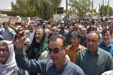 تصاویر/راهپیمایی جمعه نصر و خشم در شهرستان مهران