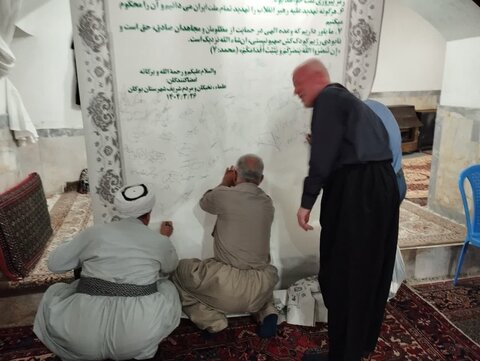 تصاویر/ امضای بیانیه محکومیت تجاوزات رژیم صهیونیستی و حمایت از رهبر انقلاب و نیروهای نظامی در نماز جمعه های اهل سنت آذربایجان غربی