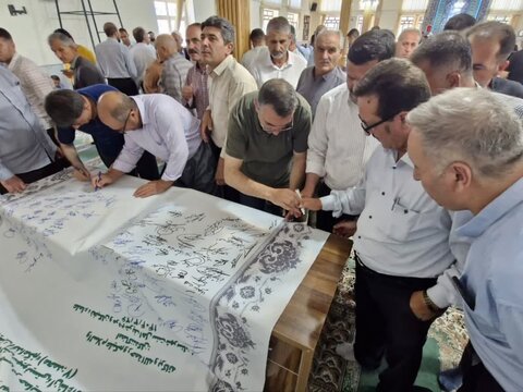 تصاویر/ امضای بیانیه محکومیت تجاوزات رژیم صهیونیستی و حمایت از رهبر انقلاب و نیروهای نظامی در نماز جمعه های اهل سنت آذربایجان غربی