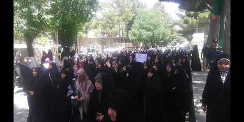 تصاویر/حضور مردم انقلابی شهرستان آشتیان در راهپیمایی جمعه های خشم و نصر