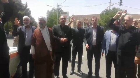 تصاویر/حضور مردم انقلابی شهرستان آشتیان در راهپیمایی جمعه های خشم و نصر