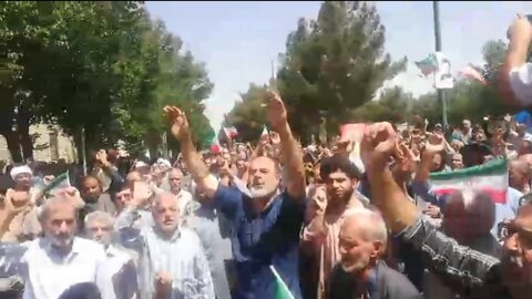 تصاویر/حضور مردم انقلابی شهرستان آشتیان در راهپیمایی جمعه های خشم و نصر
