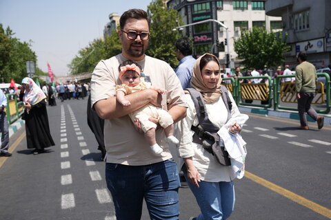 تصاویر / خروش اقشار مختلف مردم تهران در نماز جمعه نصر امروز