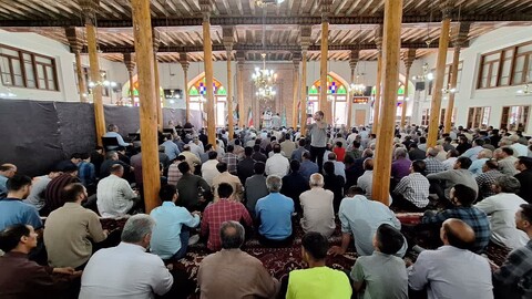 تصاویر/ اقامه نماز جمعه شهرستان عجب شیر