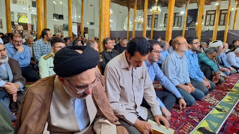 تصاویر/ اقامه نماز جمعه شهرستان عجب شیر
