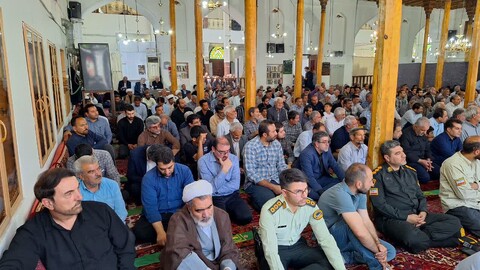 تصاویر/ اقامه نماز جمعه شهرستان عجب شیر