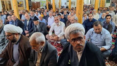 تصاویر/ اقامه نماز جمعه شهرستان عجب شیر