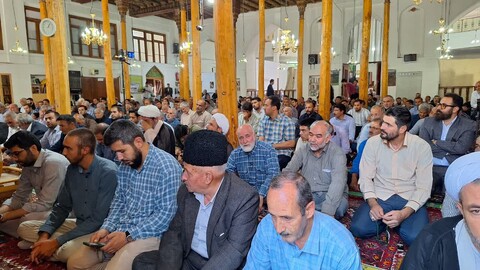 تصاویر/ اقامه نماز جمعه شهرستان عجب شیر