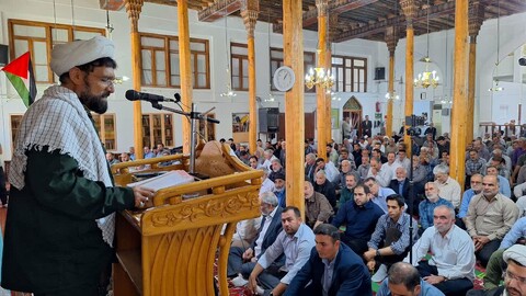 تصاویر/ اقامه نماز جمعه شهرستان عجب شیر