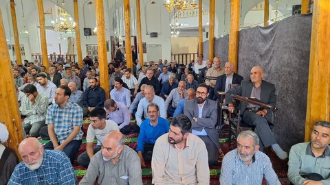 تصاویر/ اقامه نماز جمعه شهرستان عجب شیر
