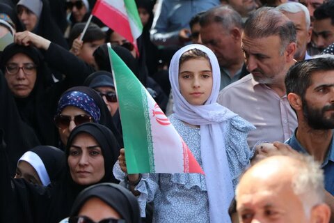 تصاویر / حضور پرشور مردم قزوین  در راهپیمایی جمعه «خشم ونصر »