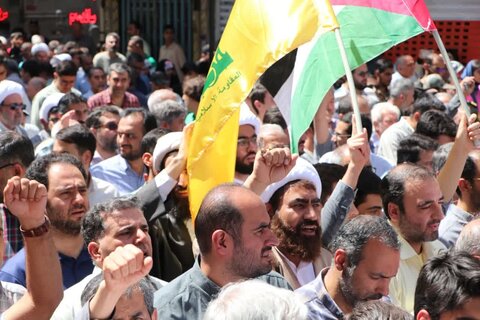 تصاویر / حضور پرشور مردم قزوین  در راهپیمایی جمعه «خشم ونصر »