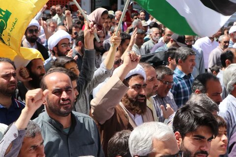 تصاویر / حضور پرشور مردم قزوین  در راهپیمایی جمعه «خشم ونصر »