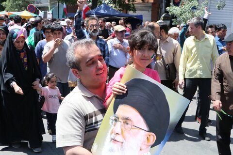 تصاویر / حضور پرشور مردم قزوین  در راهپیمایی جمعه «خشم ونصر »