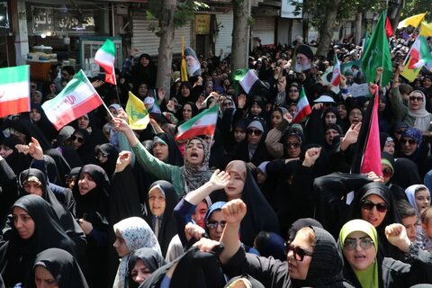 تصاویر / حضور پرشور مردم قزوین  در راهپیمایی جمعه «خشم ونصر »