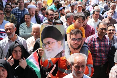 تصاویر / حضور پرشور مردم قزوین  در راهپیمایی جمعه «خشم ونصر »