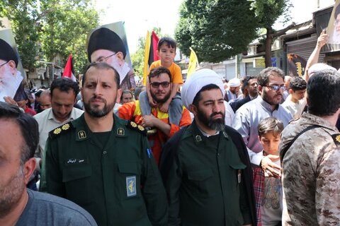 تصاویر / حضور پرشور مردم قزوین  در راهپیمایی جمعه «خشم ونصر »