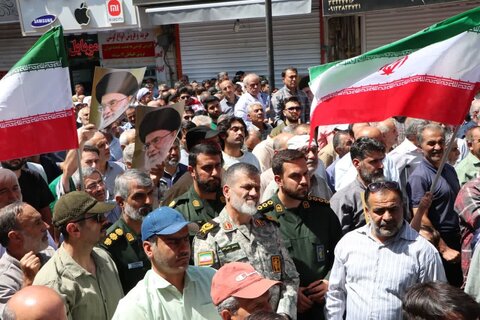 تصاویر / حضور پرشور مردم قزوین  در راهپیمایی جمعه «خشم ونصر »