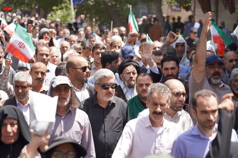 تصاویر راهپیمایی جمعه خشم و نصر در خرم آباد