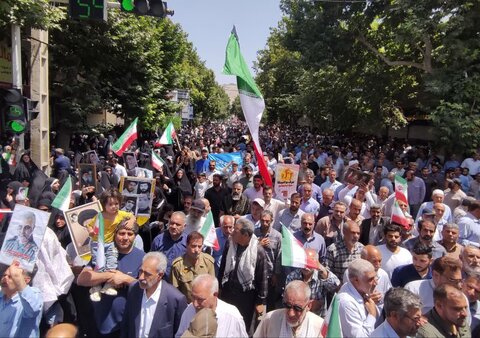 تصاویر راهپیمایی جمعه خشم و نصر در خرم آباد