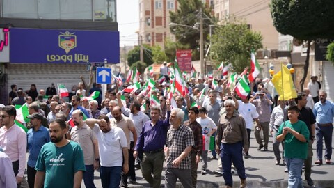 حضور با شکوه مردم شهرستان فردیس در جمعه نصر و خشم