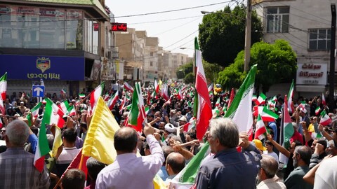 حضور با شکوه مردم شهرستان فردیس در جمعه نصر و خشم